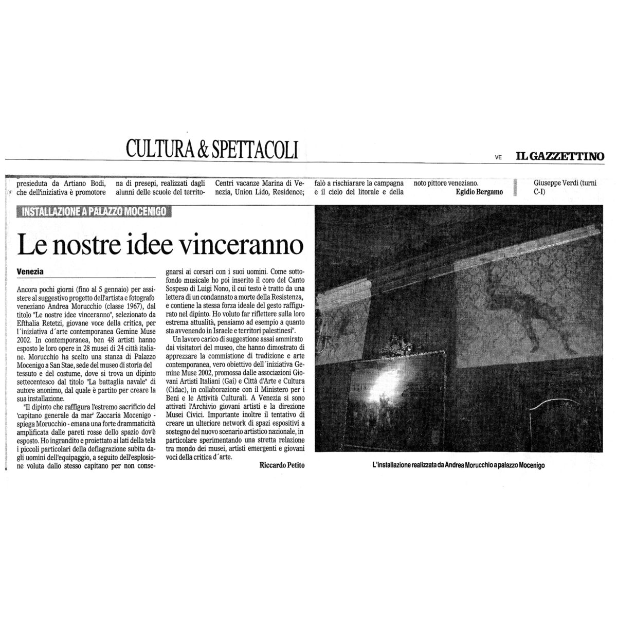 Il Gazzettino | 1.12.2002